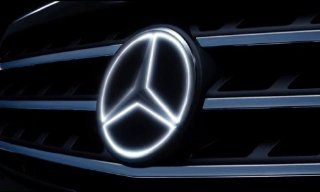 Mercedes Benz OEM Illuminated Star 2008 to 2013 C Class Sedan models: Automotive