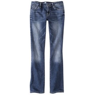 Mossimo Womens Bootcut Denim (Modern Fit)   Light Wash 4 Short