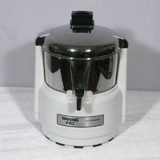 Waring PJE401 Juice Extractor, Quite White and Stainless Steel: Electric Centrifugal Juicers: Kitchen & Dining
