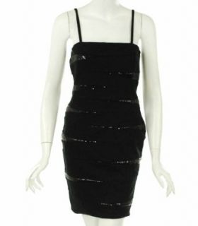 INC International Concepts Petite Fitted Dress Deep Black 10P at  Womens Clothing store