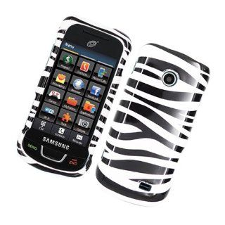Zebra Black and White Cover Snap On Case for Tracfone, Straight Talk Samsung T528g: Cell Phones & Accessories