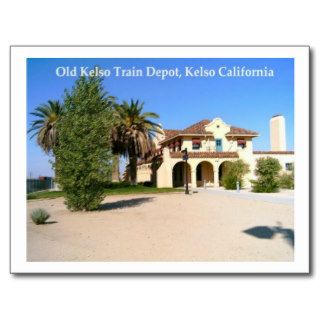 Kelso Train Depot Postcard