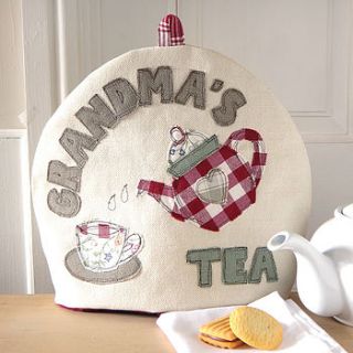 personalised name tea cosy by milly and pip