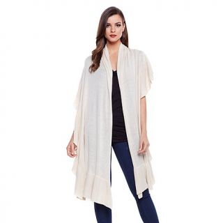 IMAN Touch of Cashmere Oh So Soft Luxe Ruffle Wrap