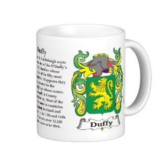 Duffy, the History, the Meaning and the Crest Mug