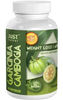 ? NEW and IMPROVED ? Just Potent Pharmaceutical Grade Garcinia Cambogia ? 65% HCA ? 1600mg Strong ? 60 Capsules Health & Personal Care