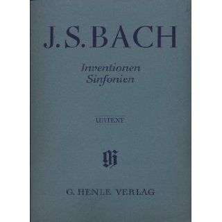 Inventionen, Sinfonien   Urtext [Inventions, Sinfonias   Original Scores {for Piano}] (64): Johann Sebastian Bach, Rudolph Steglich, Hans Martin Theopold: Books