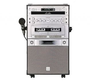 The Singing Machine SMG900 Three Disc Changer Karaoke System —