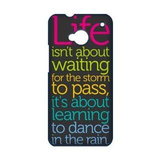 Subrina Sunshine Life isn' t about waiting for the storm to pass it's about learning to dance in the rainBest Durable Plastic Case for HTC ONE M7: Electronics