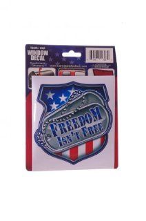 Freedom Isn't Free Wounded Warrior Project Window Decal : Sports & Outdoors