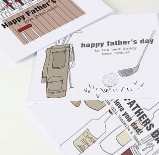 personalised card for dad or grandad by lucy sheeran