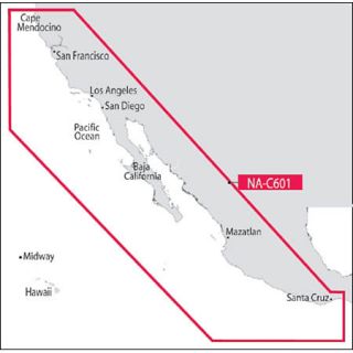 C MAP NT+ Map Card: Acapulco Mexico to Cape Flattery Washington 92871