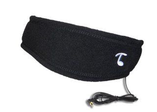 Tooks SPORTEC BAND (FLEECE)   Headphone Headband With Built in Removable Headphones   COLOR: BLACK, Soft 100% Micro Fleece Keeps You Comfortable From Sports to Sleep, Unique Gift Idea: Electronics
