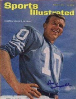 Don Trull autographed Sports Illustrated Magazine (Houston Oilers) at 's Sports Collectibles Store