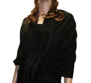 Fabulous Large Soft 100% Pashmina Paisley Scarf Shawl Wrap (75 Colors to choose) (Black 13) at  Womens Clothing store: