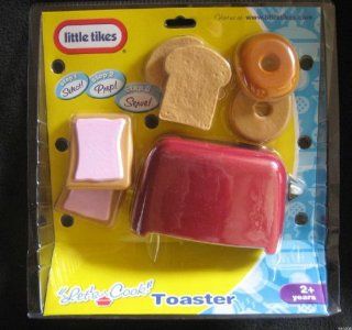 Little Tikes Let's Cook Electronic Toaster Play Food: Toys & Games