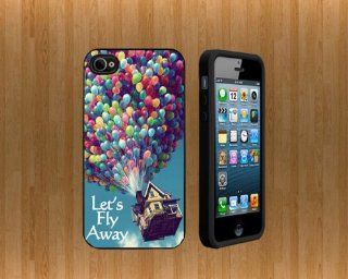 HOT AIR BALLON LETS FLY Custom Case/Cover FOR Apple iPhone 5 BLACK Rubber Case WITH FREE SCREEN PROTECTOR ( Verison Sprint At&t): Cell Phones & Accessories