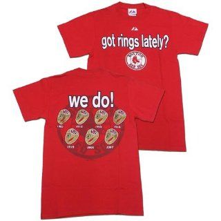 Boston Red Sox Got Rings Lately 7x World Series Champions T shirt  Sports Related Merchandise  Sports & Outdoors