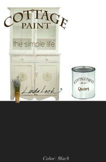 Cottage Paint   A Flat Furniture Paint That Looks Like Clay. One Quart, Color Black   House Paint  