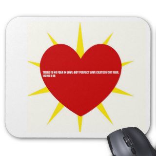 Love  Bible Quotes Mouse Pads