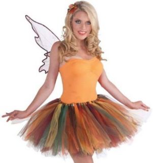 Forum Novelties Women's Fantasy Adult Autumn Fairy Tutu, Multi color, One Size: Clothing