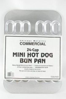 Mini Hot Dog Bun Pan (Makes 24) (54 Pieces) [Kitchen] : Everything Else