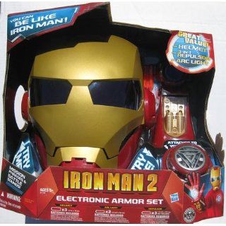Hasbro Iron Man 2 Elecronic Armor Set Role Play Full Kit.: Toys & Games