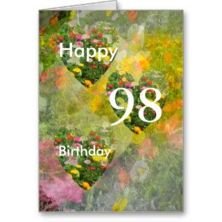 98th Birthday Greeting Card