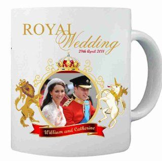 HRH Prince William and Catherine (Kate) Middleton Royal Wedding **Licensed** Commemorative Coffee Mug Cup   29th April 2011   #6w Ideal gift as a Collectors Item *Limited Edition*  Affordable Gift for your loved one (DIS RC #6) Grocery & Gourmet Food