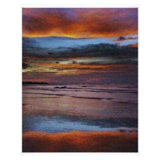 Thunderstorm Clouds over Timor Sea Before Monsoon Poster