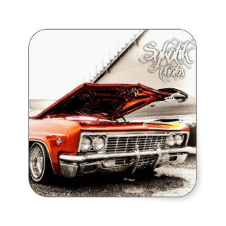 65 Impala Square Stickers