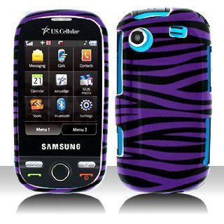 Cuffu   Purple Zebra   Samsung R630 Messenger Touch Case Cover + Screen Protector (Universal) Makes Perfect Gift In Only One LOWEST Shipping Rate $2.98   Goes With Everyday Style And Apparel Cell Phones & Accessories