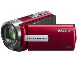 SONY Camcorder Handycam DCR SX65E   Rot + Lithium Akku: Elektronik