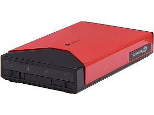 Corsair Voyager Air 1TB USB 3.0 / Ethernet / WiFi Red External Hard Drive CMFAIR RED 1000 NA