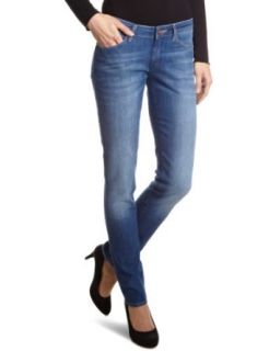Wrangler Damen Jeans Low Waist Hosenbund, W251ZA33M, Gr. 25/30 (25/30), Blau (finest fade 33M): Bekleidung