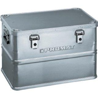 PROMAT 420003 Aluminiumbox 47l 595x400x270mm m.Gummidichtung PROMAT Federfallgriff: Baumarkt