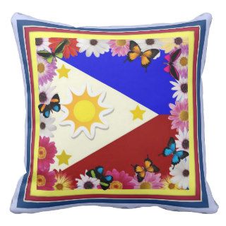 Philippine Flag – Filipino Design Pillow