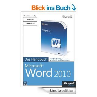 Microsoft Word 2010   Das Handbuch eBook: Klaus Fahnenstich, Rainer G. Haselier: Kindle Shop