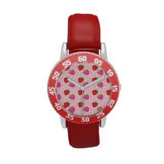 Strawberries Wrist Watches