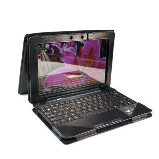Poetic ASUS Transformer TF300 Leather Keyboard Portfolio Stand Case Cover for TF300 Black: Computers & Accessories