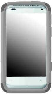 Incipio HT 252 HTC Radar 4G SILICRYLIC Hard Shell Case with Silicone Core   1 Pack   Retail Packaging   Dark Gray/Light Gray: Cell Phones & Accessories