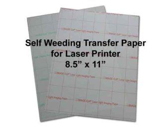 Photo Imageclip Laser Heat Transfer Paper 8.5x11 50   **White Color T's Only** : Image Transfer Sheets : Office Products