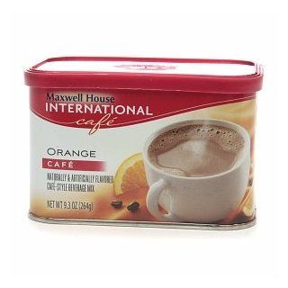 Maxwell House International Cafe Cafe Style Beverage Mix, Orange Cafe 9.3 oz (264 g) (pack of 5)  Instant Coffee  Grocery & Gourmet Food