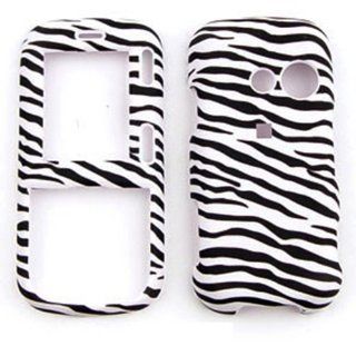 ACCESSORY MATTE COVER HARD CASE FOR LG RUMOR2 / COSMOS LX 265 MATTE ZEBRA PRINT: Cell Phones & Accessories