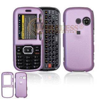 Fits LG LX265 Rumor 2 / Cosmos VN250 Cell Phone Snap on Protector Faceplate Cover Housing Hard Case   Solid Light Purpel Rubber Feel [Beyond Cell Packaging]: Cell Phones & Accessories