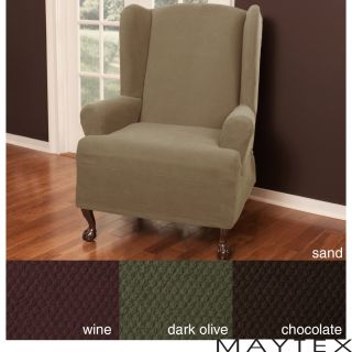 Maytex Stretch Pixel Wing Chair Slipcover