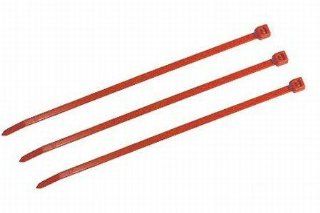 8" Plenum Rated Cable Ties Red  100 per Bag   50LBS.