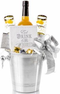 Basket Affair   Eat Drink And Be Married Gourmet Gift Basket : Gourmet Snacks And Hors Doeuvres Gifts : Grocery & Gourmet Food