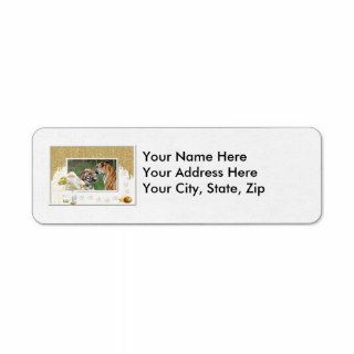 Khan & China c 159 copy Custom Return Address Labels