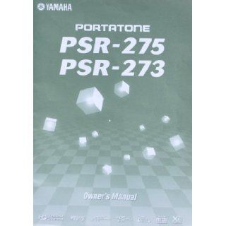 Portatone PSR 275 PSR 273 Owner's Manual: Yamaha: Books